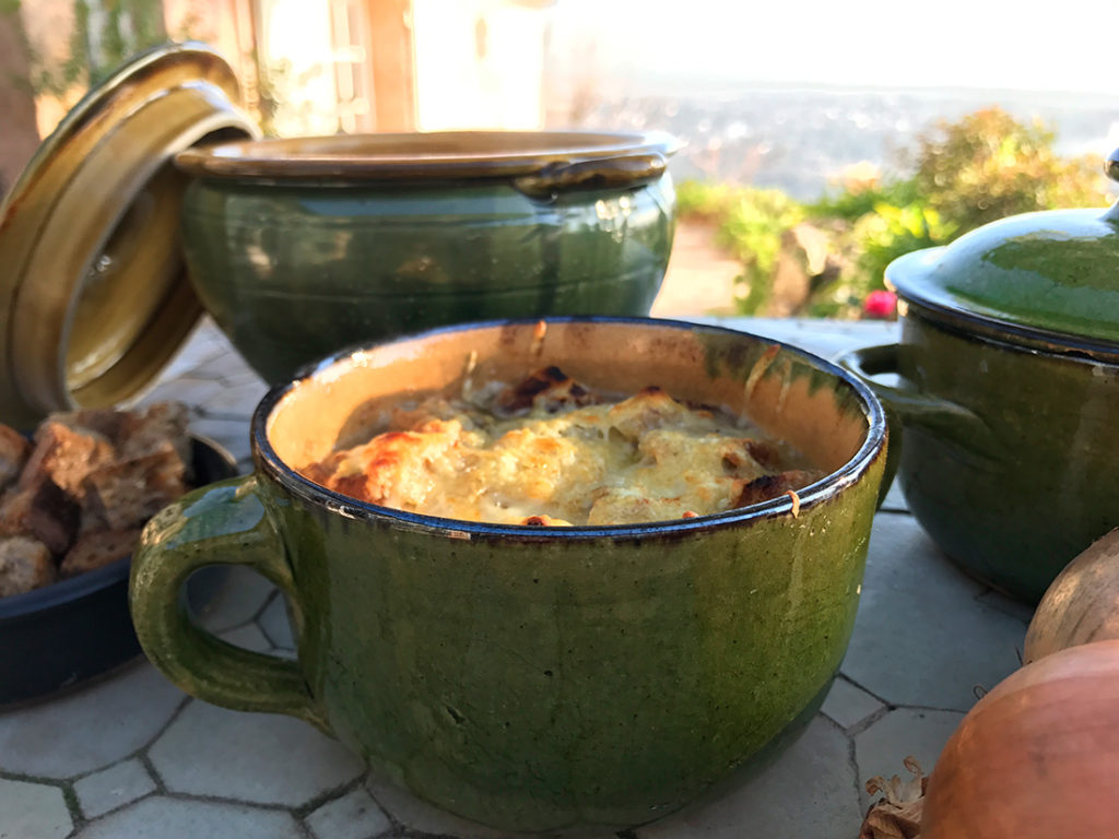 Fransk-løksuppe