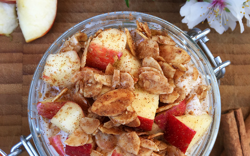 Over-natten-grøt-eple