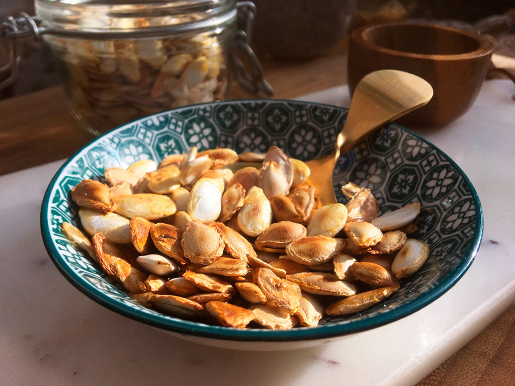 Ristede-gresskarkjerner