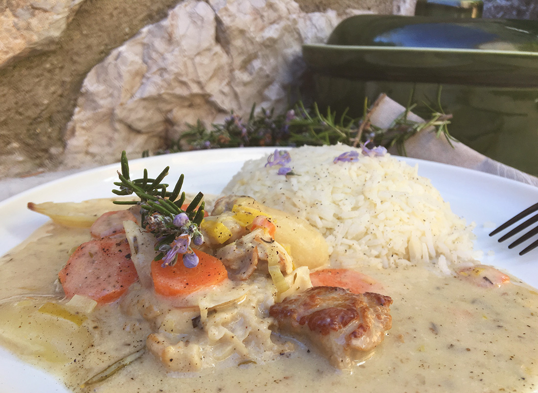 Klassisk fransk kalvegryte