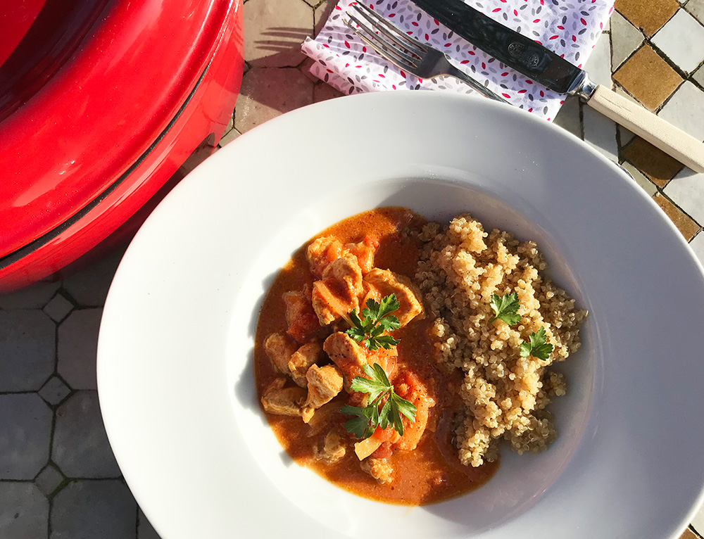 Superenkel curry med kylling og kokosmelk