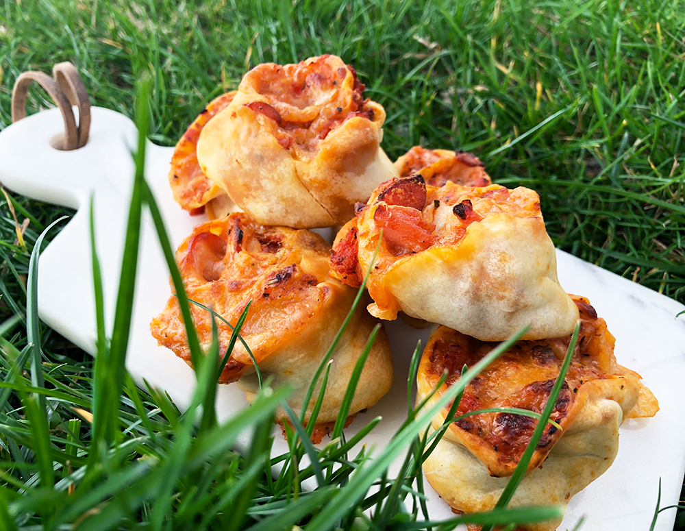 Barnslige pizzasnurrer