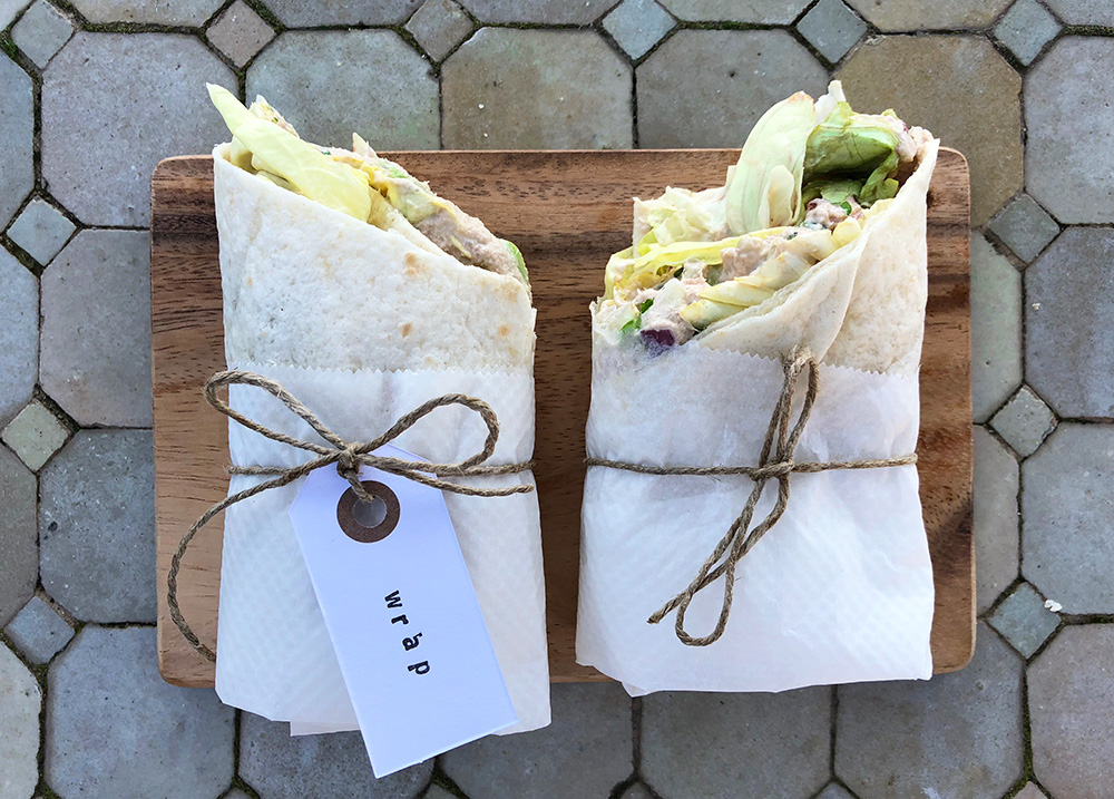 Fullkornswrap med tunfiskrøre