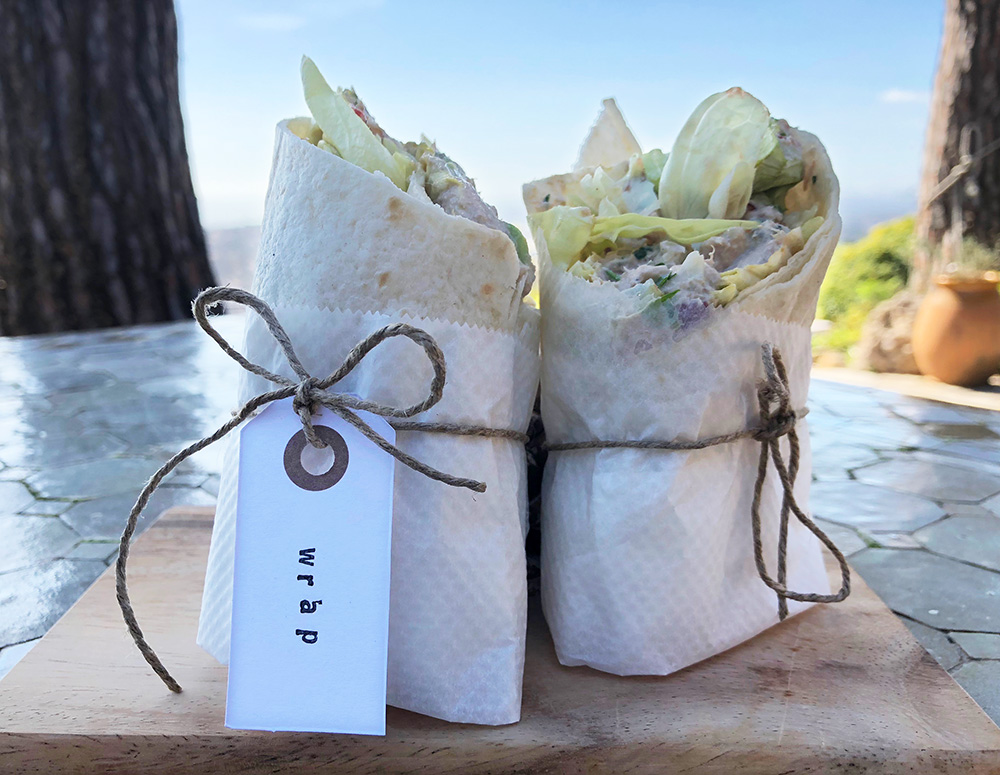 Fullkornswrap med tunfiskrøre