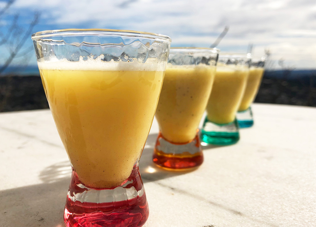 Sunnhetshot med ananas, sitron og fennikel