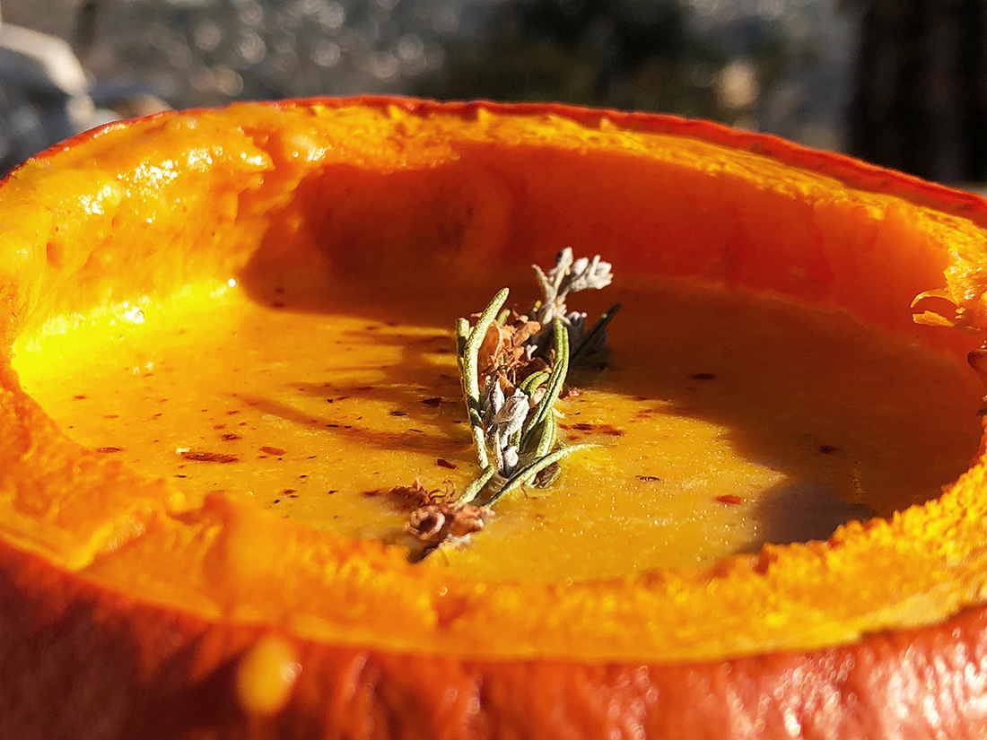 Hakkaido gresskarsuppe med comté