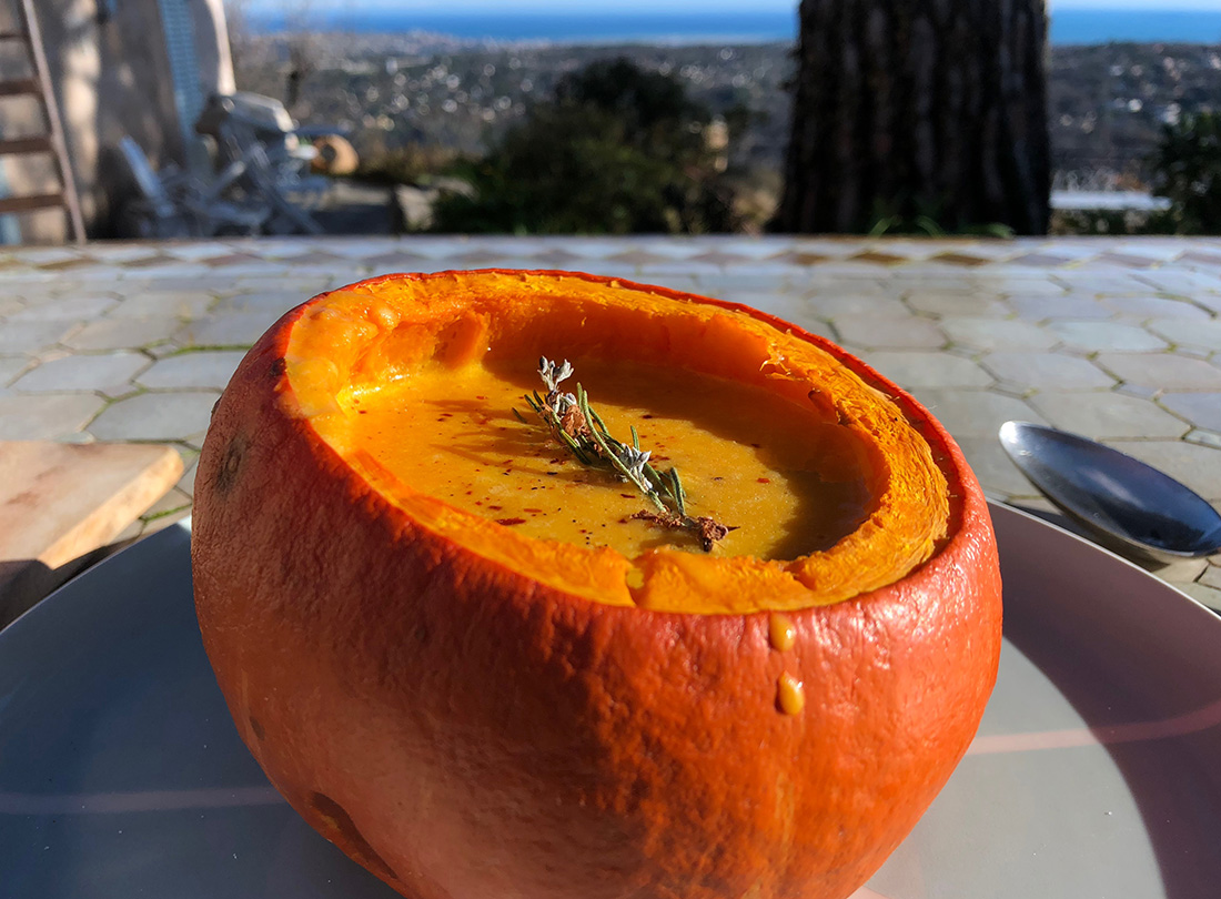 Hakkaido gresskarsuppe med comté
