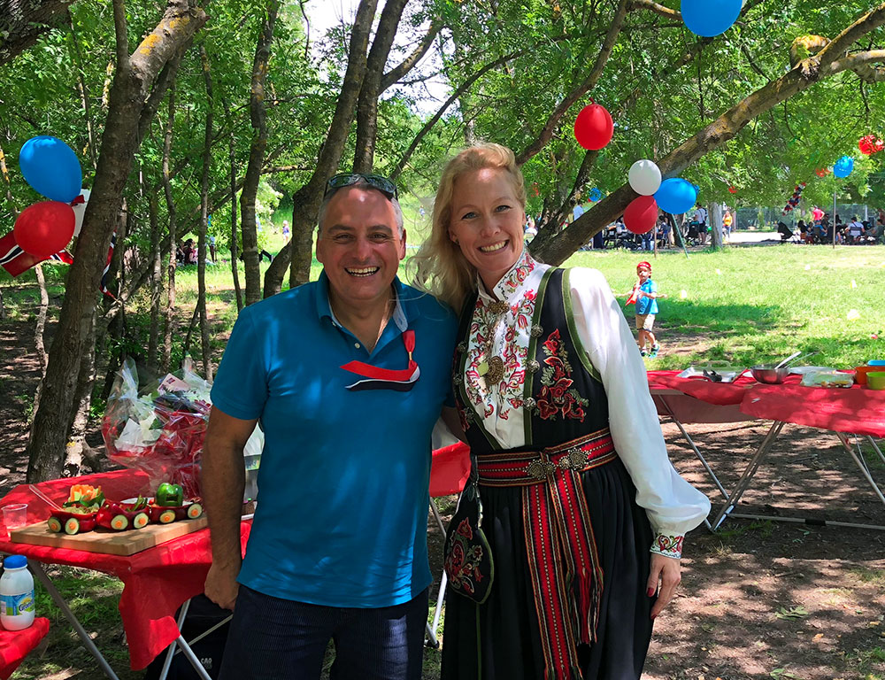 Norsk i Frankrike - 17 mai