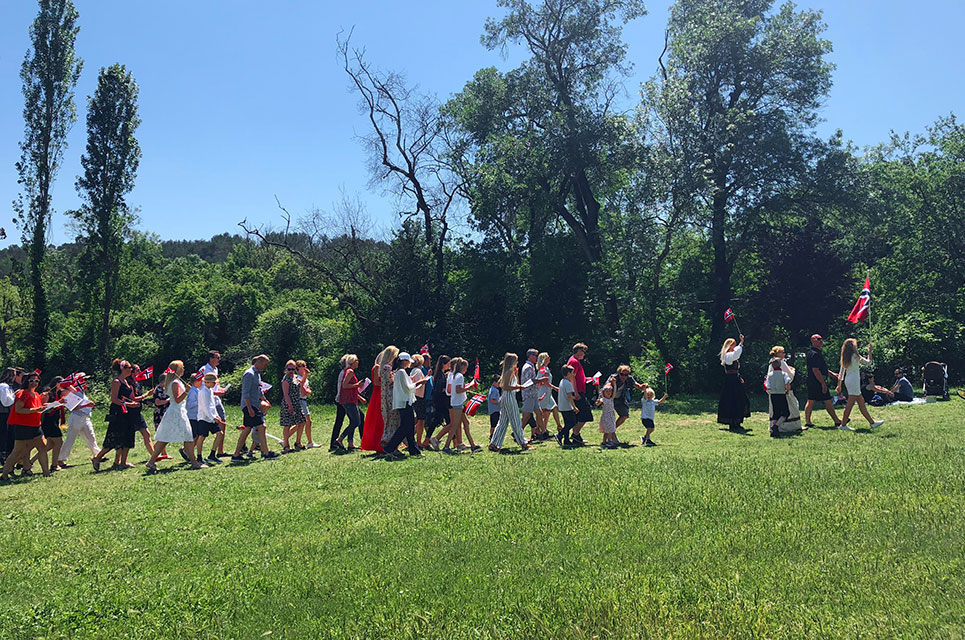 Norsk i Frankrike - 17 mai