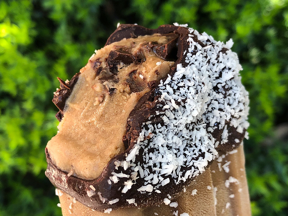 Forfriskende caffemocca-is med kokos