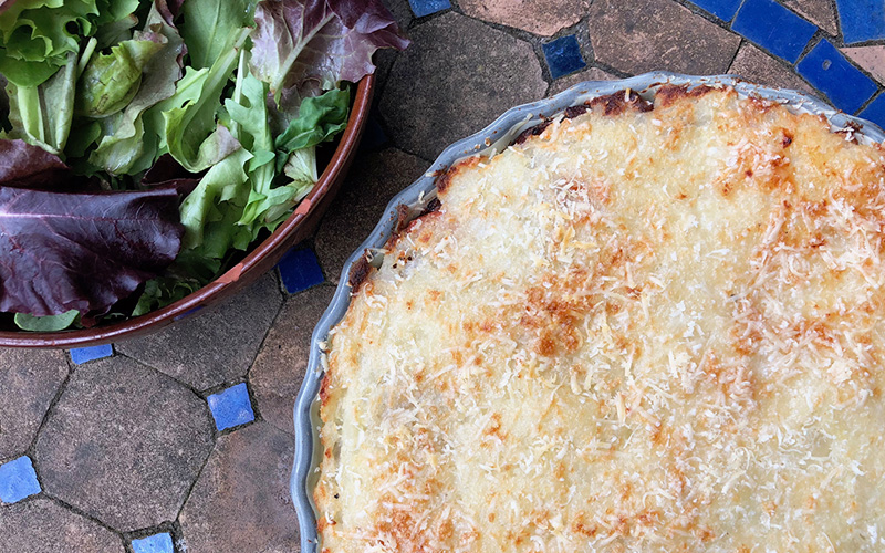 Parmentier med lammekjøtt - restemat deluxe