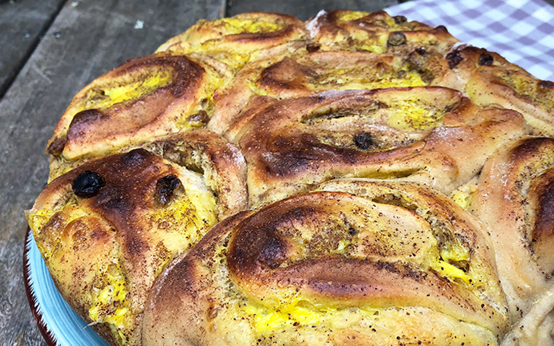 Prinsessekake med vaniljefyll