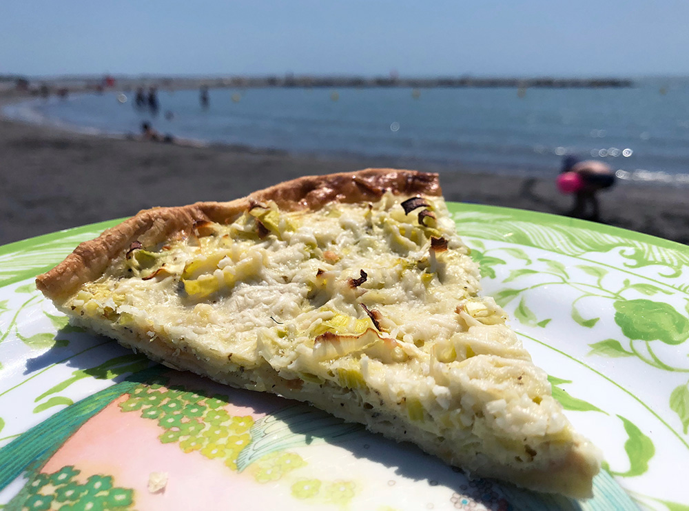 Pai med purreløk (tarte aux poireaux)
