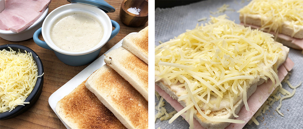 Croque-monsieur - klassisk fransk ostesmørbrød
