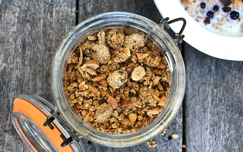 Granola med nøtter