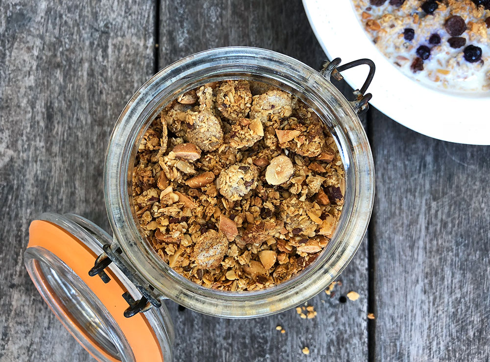 Granola med nøtter