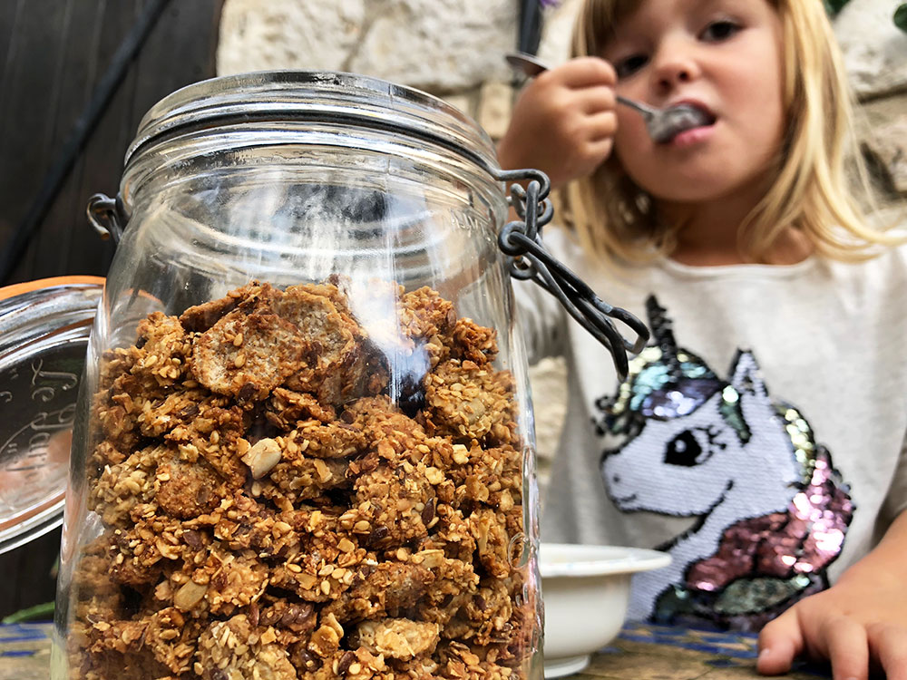 Barnslig god granola