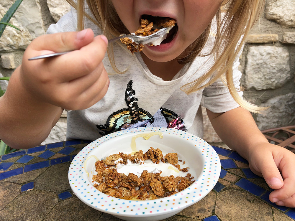 Barnslig god granola