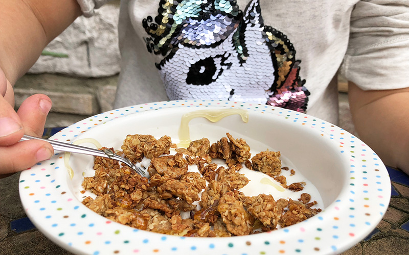 Barnslig god granola