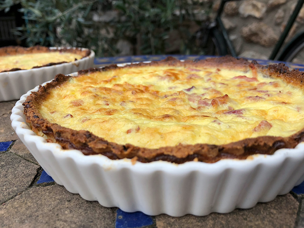Rustikk Quiche Lorraine (Lowcarb)
