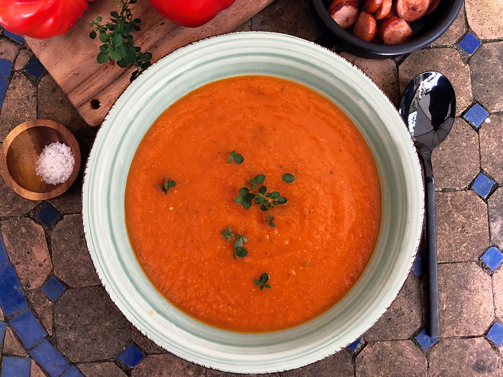 Sunn og styrkende tomatsuppe