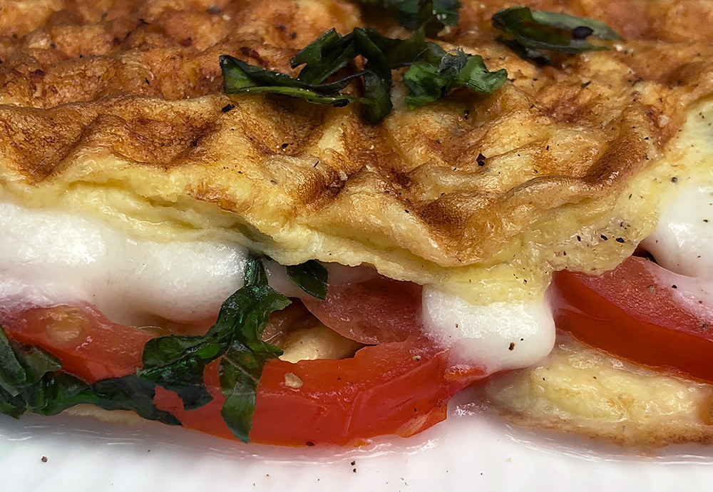 Vaffelomelett - en artig vri på frokosten