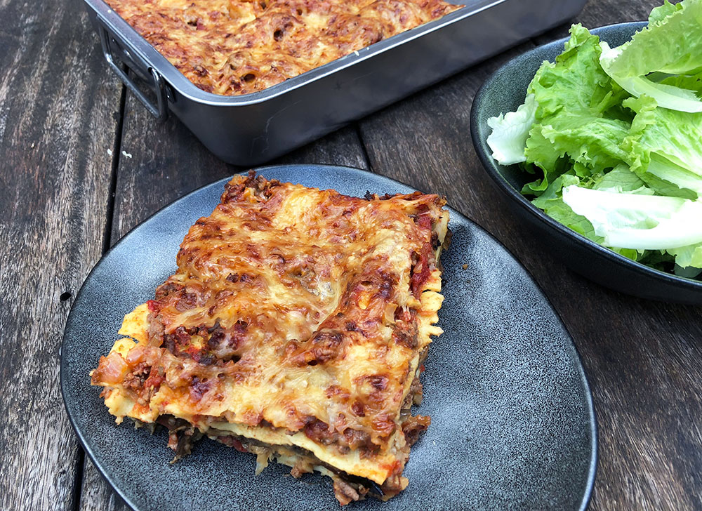 Lasagne med aubergine