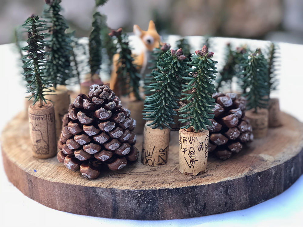 Bordet er dekket - dekorasjon til jul