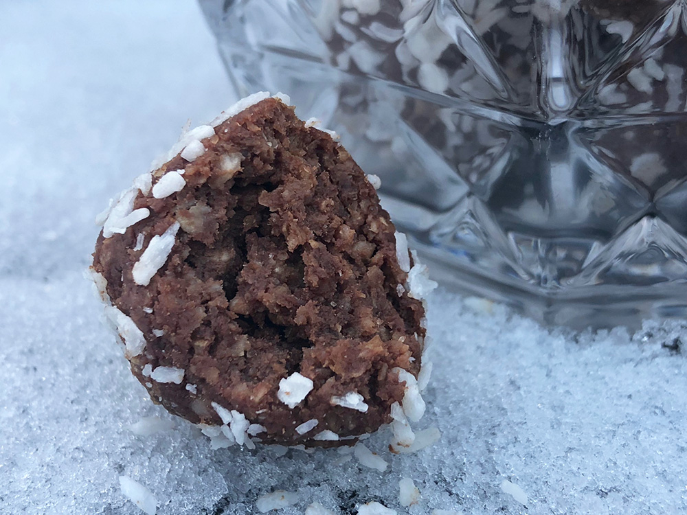 Havrekuler med sjokolade (sukkerfri)