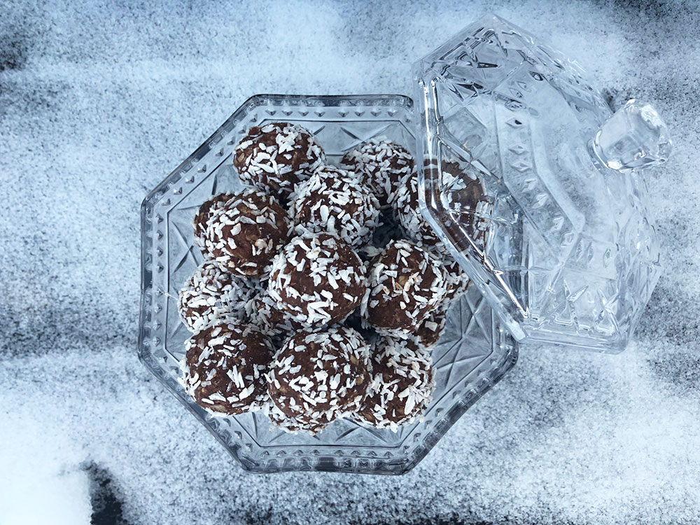 Havrekuler med sjokolade (sukkerfri)