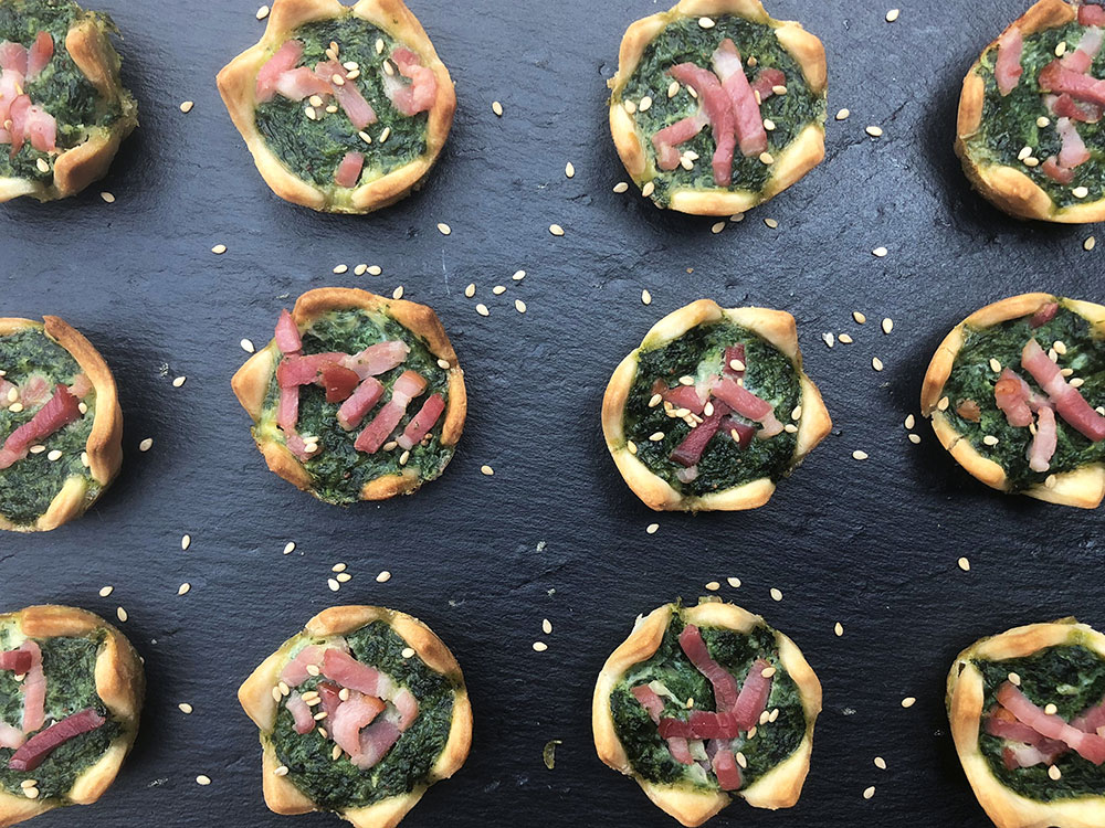 Minitartelettes i to varianter!