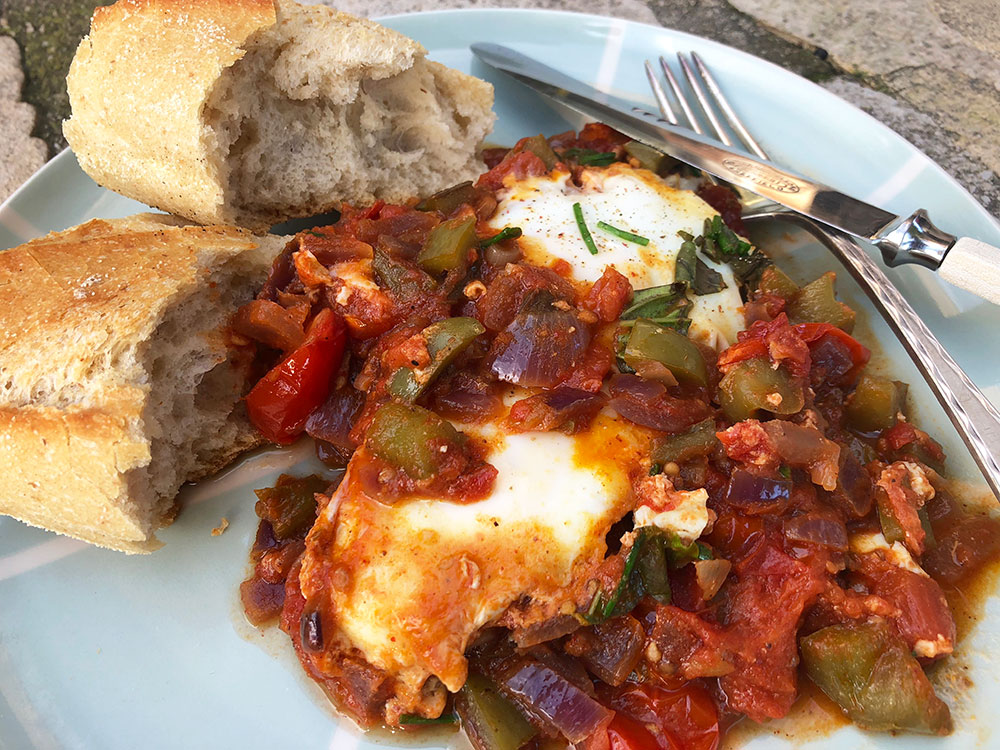 Shakshuka - en varmende og lettvint vegetarrett
