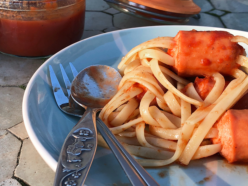 Barnslig god ketchup