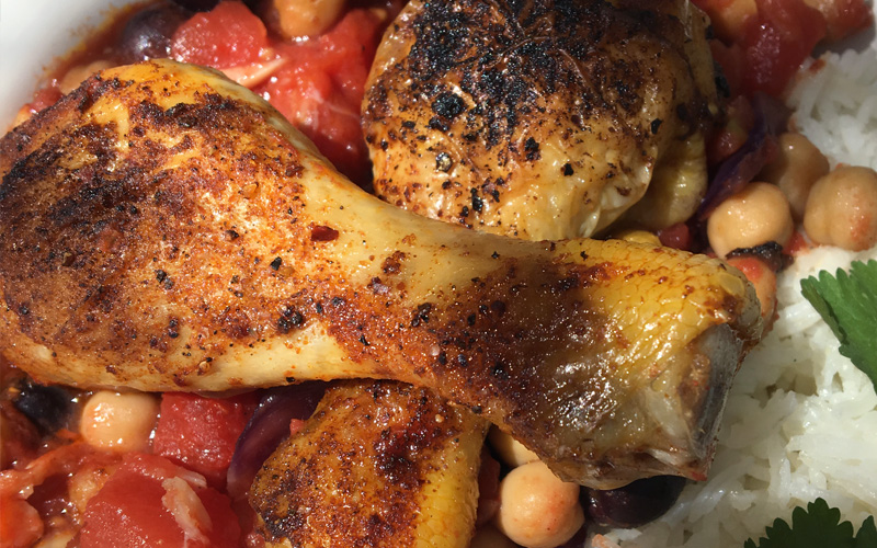 Spansk og smaksrik kyllingform