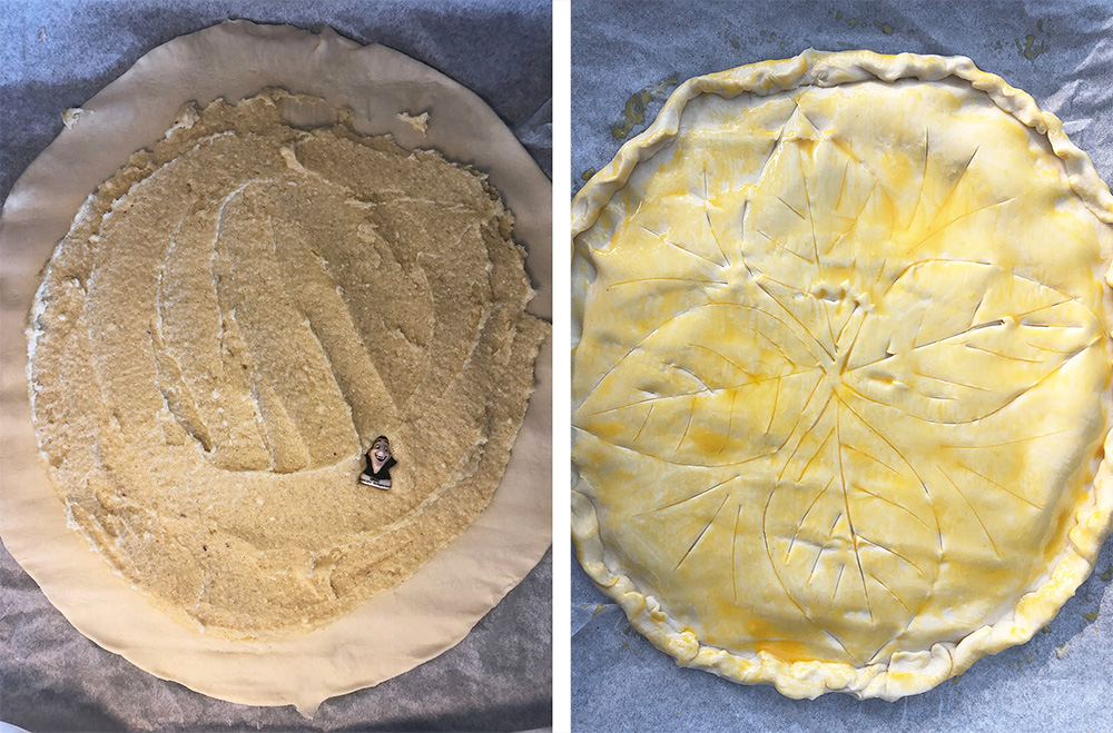 Galette des rois - fransk marsipanpai