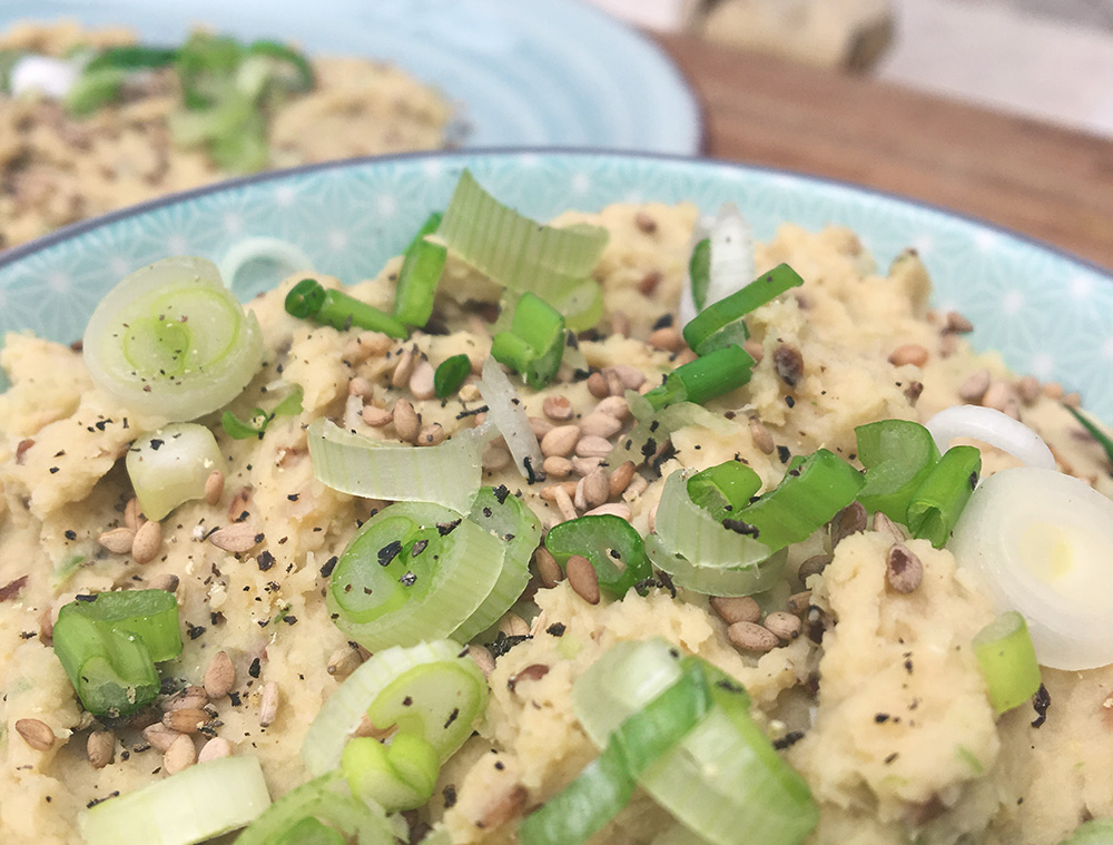 Kikertpostei til brødskiven eller knekkebrødet