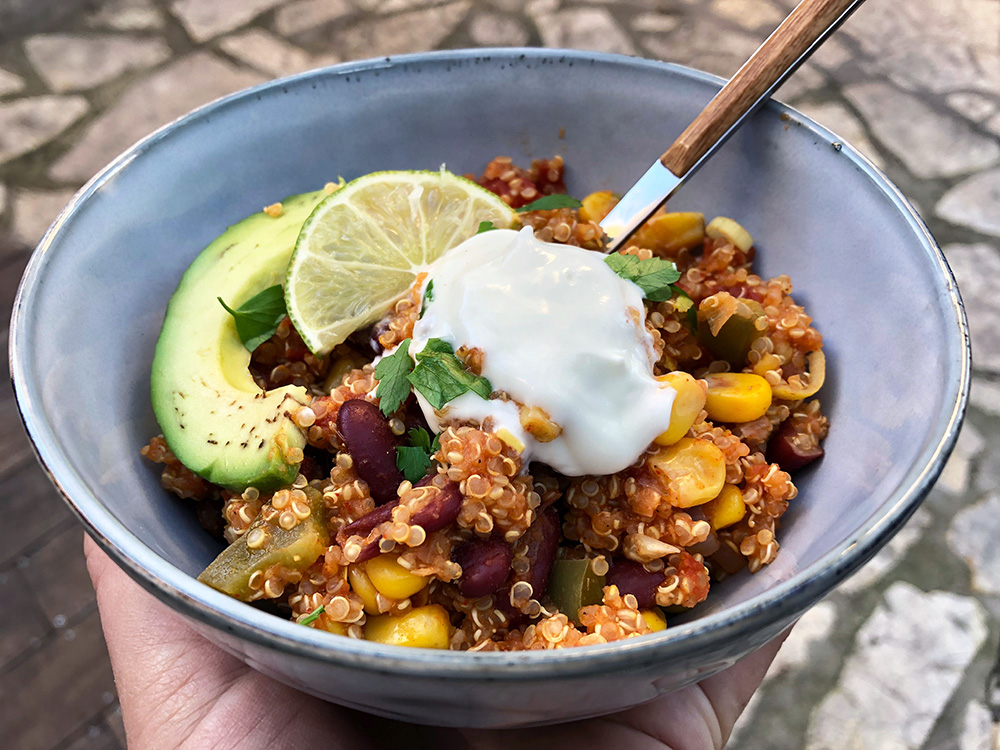 Meksikansk og mettende quinoa