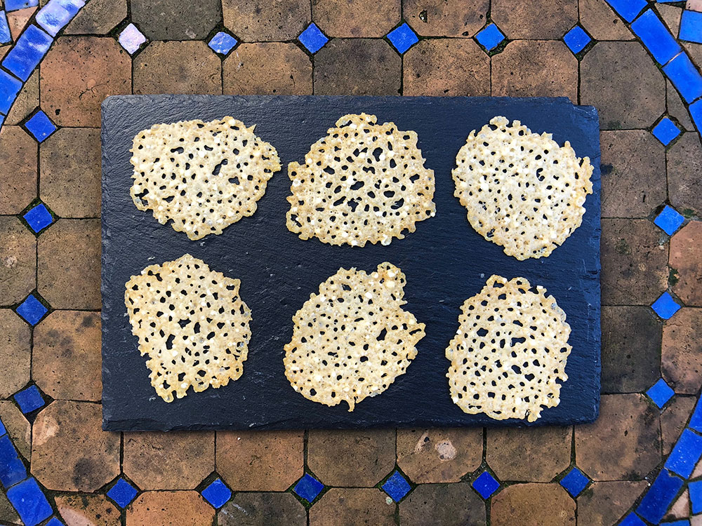 Sprø parmesanschips