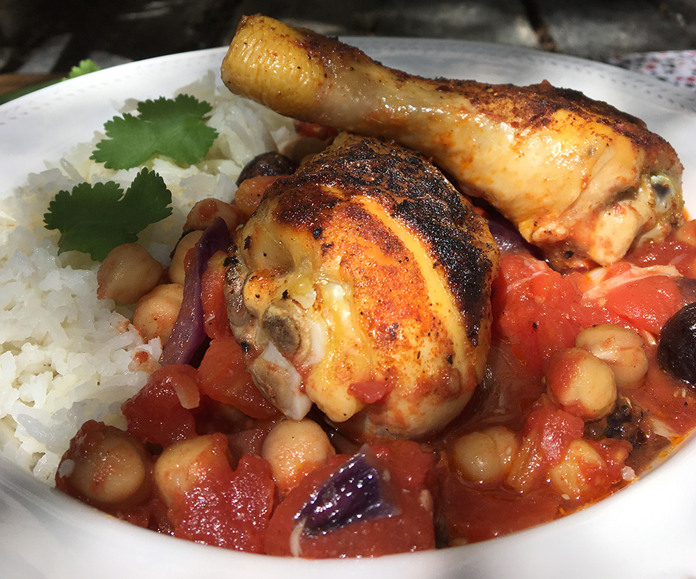 Spansk og smaksrik kyllingform