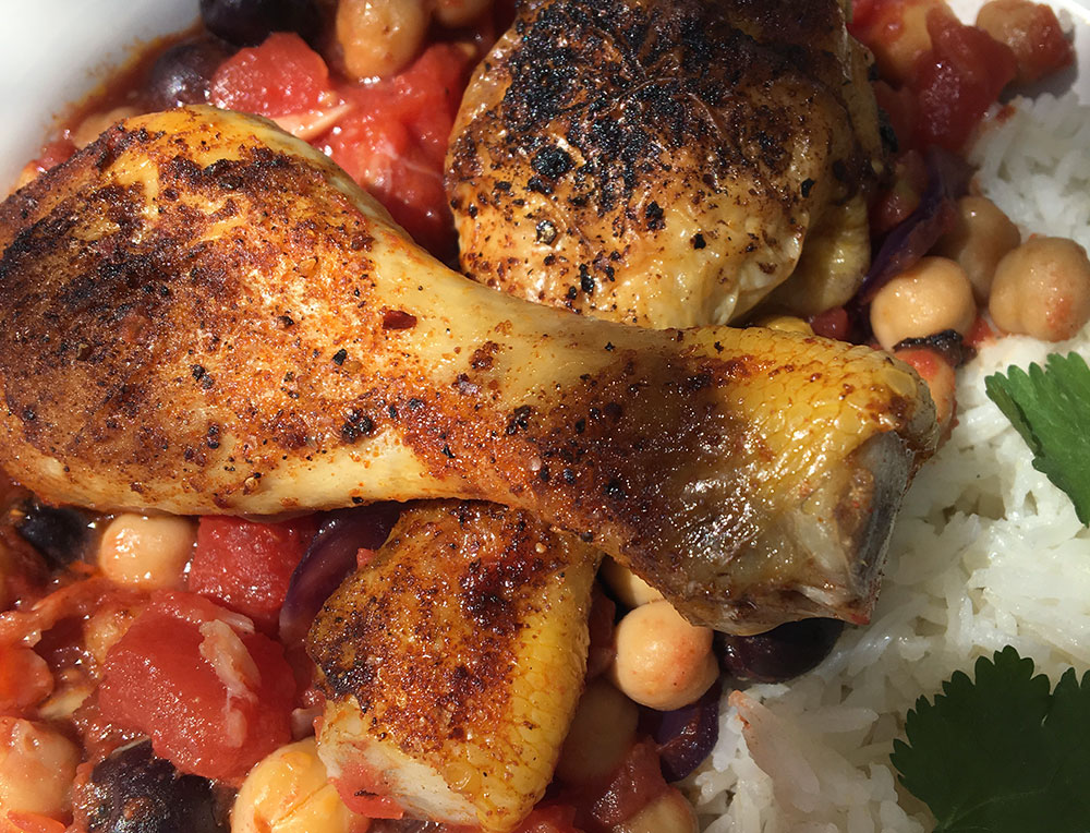 Spansk og smaksrik kyllingform