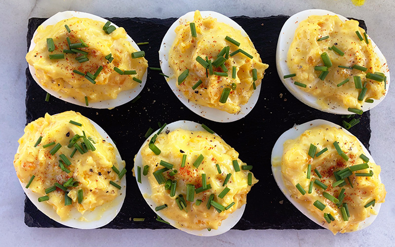 Oeuf Mimosa - Djevelegg