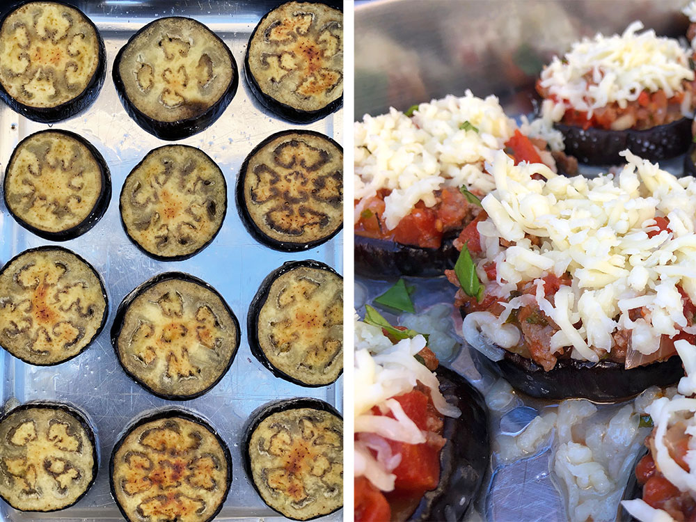 Auberginepizza – Low-Carb