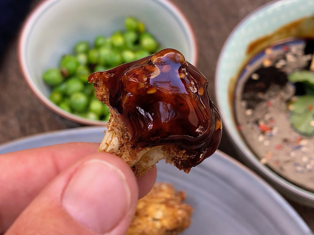 Crispy blomkål med hjemmelaget teryakisaus