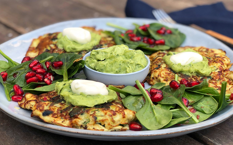 Grønne, stekte lapper
