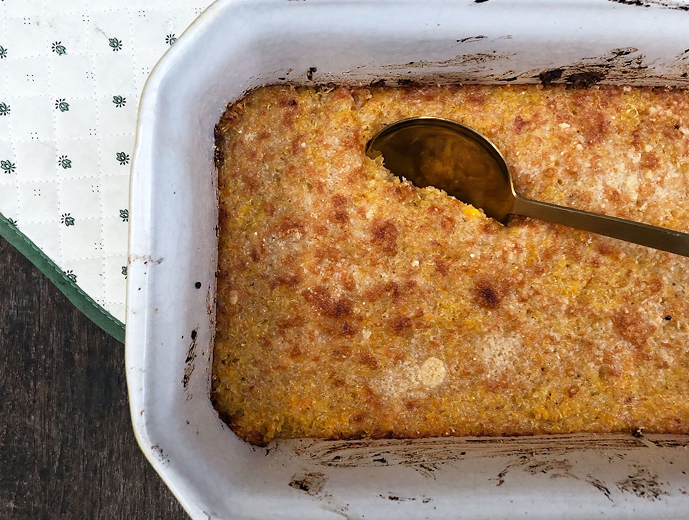 Quinoa´n´cheese med italiensk pølse