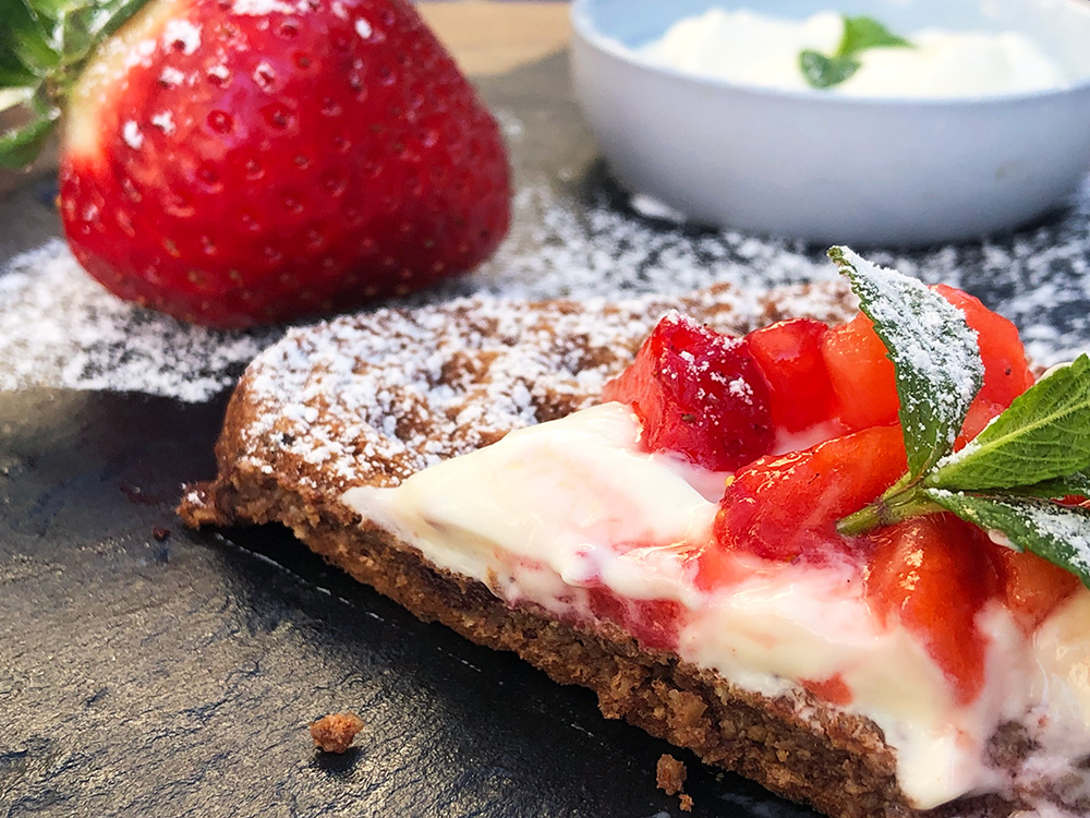 Sunn sjokoladevaffel