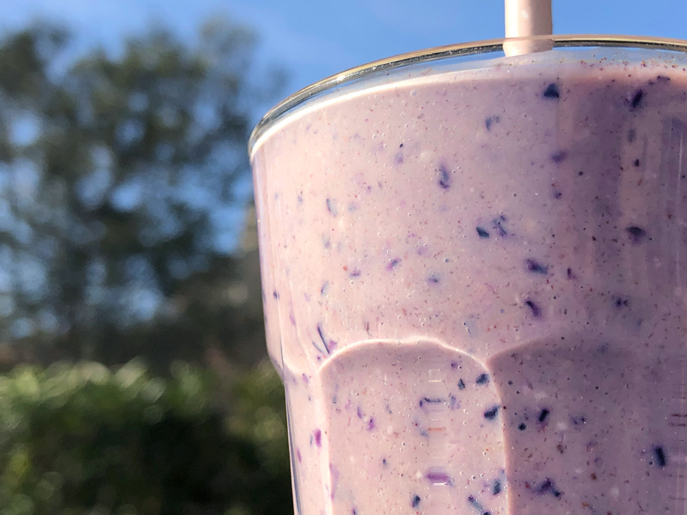 Blåbær smoothie