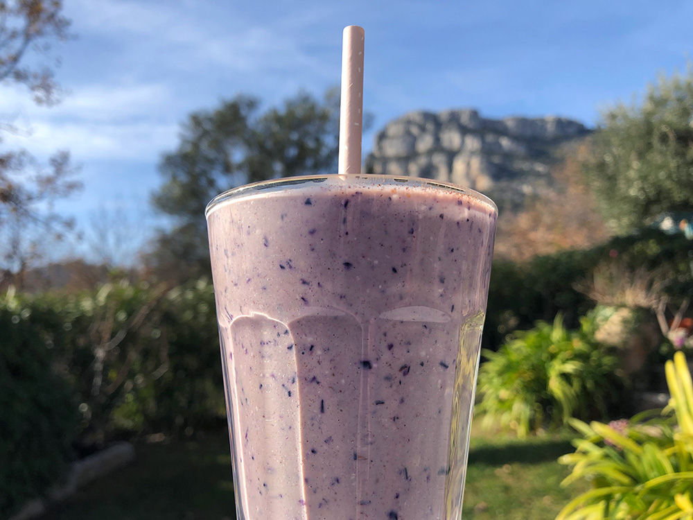 Blåbær smoothie