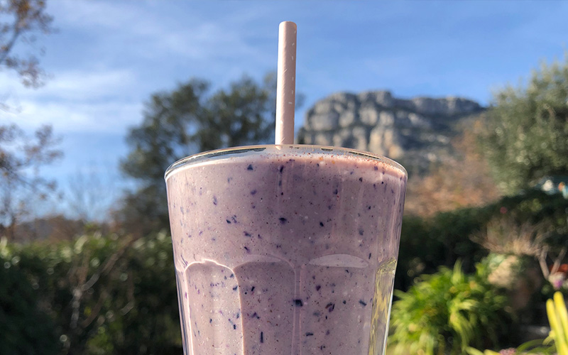 Blåbær smoothie