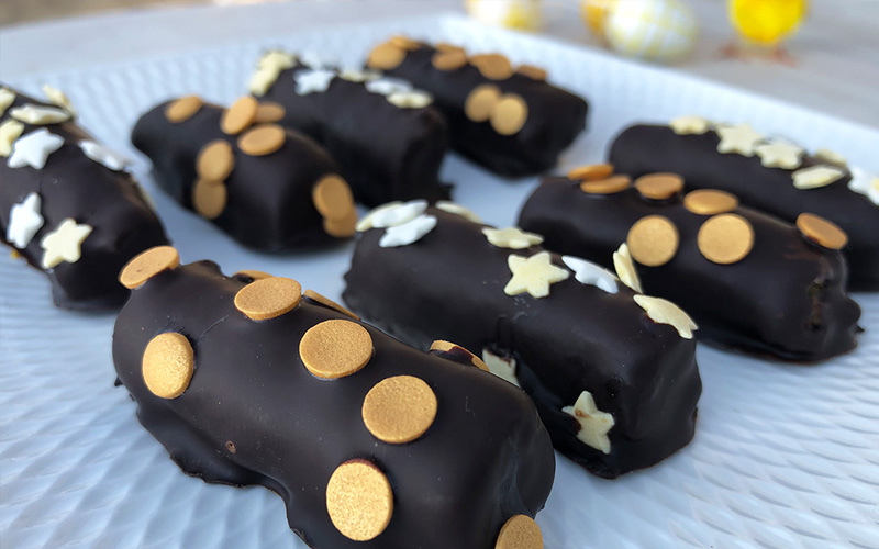 Marsipanpølser med appelsin